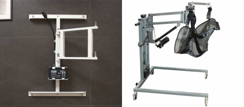 Soulève personne adaptable pour domicile, un équipement Kivi pour le transfert de personnes à mobilité réduite dans l'Hérault par Handi Conduite