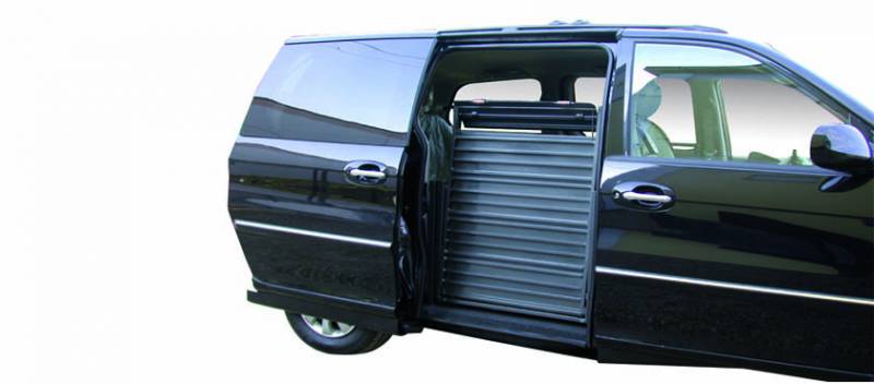 Électrification de la porte latérale coulissante par Handi Conduite à Montpellier