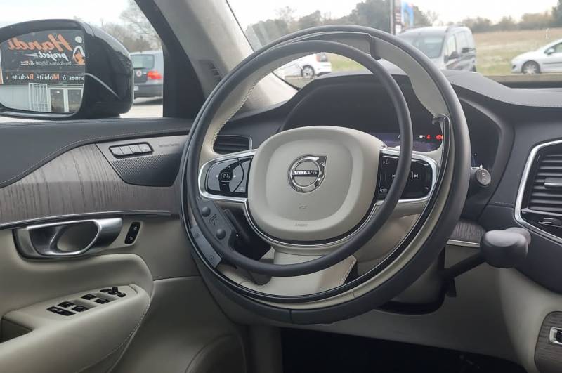 Combiné accélérateur frein PMR - Prix public à partir de 3590 € TTC - cercle sur volant KS Wireless et frein à baisser à la main - Handi Conduite - Sud de la France