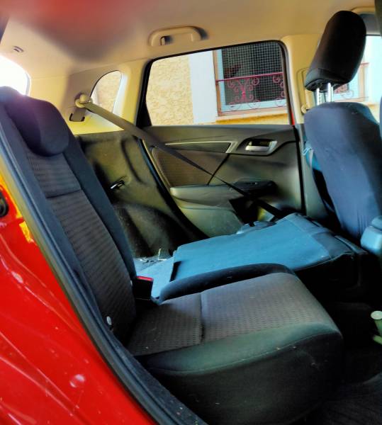 Vente occasion véhicule adapté pour la conduite sans les pédales, conduite handi au volant Kempf sur Honda Jazz de 2019 à 6800 km, disponible à la vente pour 20 000€ dans l'Hérault par Handi Conduite