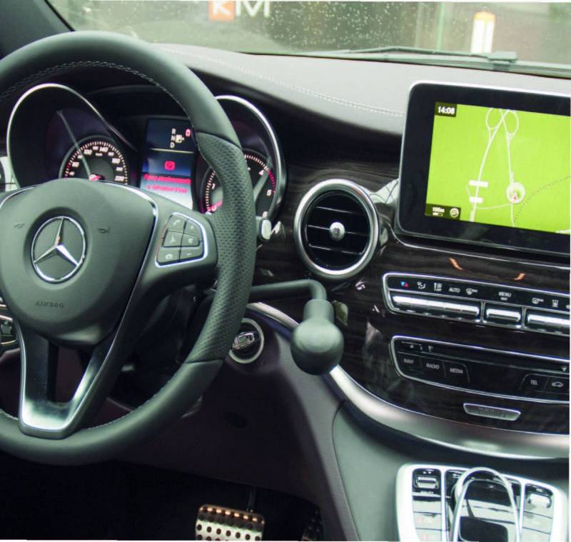 Levier de frein à baisser à la main au volant pour modification de véhicules pour personnes handicapées à Vendargues