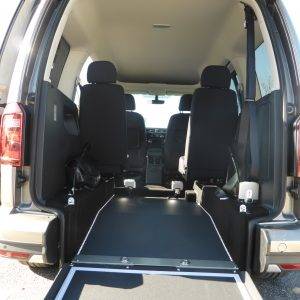 Rampe repliable TPMR pour le Volkswagen Caddy - Lenoir Handi Concept - Handi Conduite