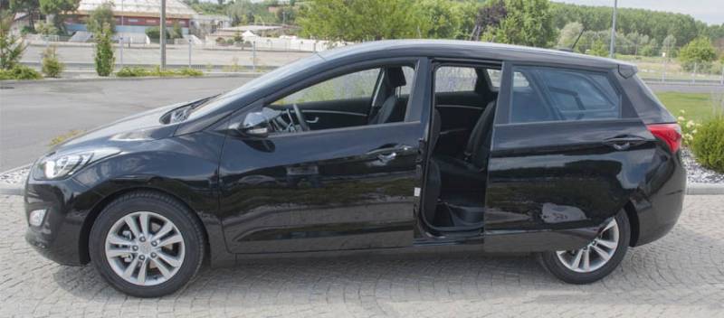 Porte escamotable arrière gauche, une adaptation de Handi Conduite dans l'Hérault