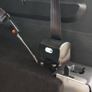 Ceinture trois points pour le transport PMR Peugeot Rifter transformé en TPMR - Handi Conduite - Narbonne