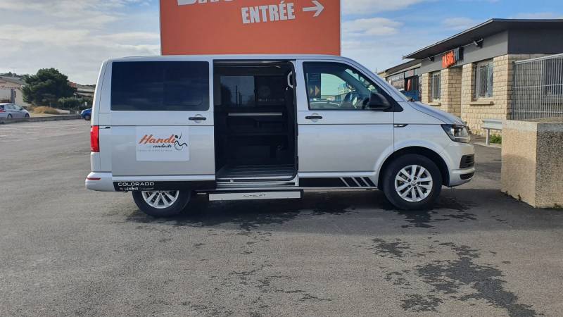 Transport de personne à mobilité réduite Volkswagen T6 Colorado proposé par Handi Conduite dans l'Hérault 34, 30