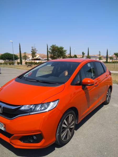 Occasion PMR Hérault 34, Honda Jazz avec adaptation conduite PMR par Kempf, véhicule de 2019 /6800km /20 000€ disponible à Montpellier par Handi Conduite